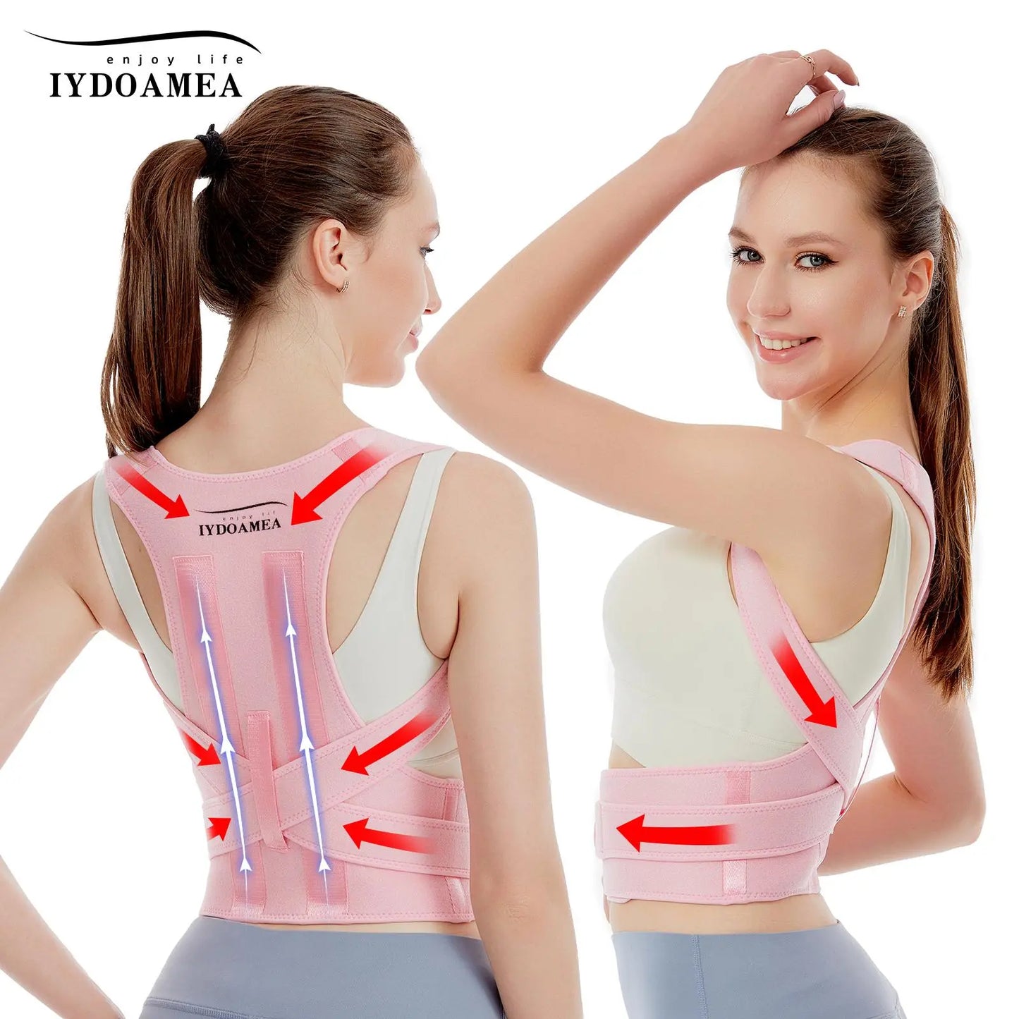 StandProud Adjustable Posture Correction - Ultimate Back and Shoulder Support