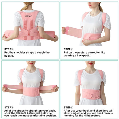 StandProud Adjustable Posture Correction - Ultimate Back and Shoulder Support